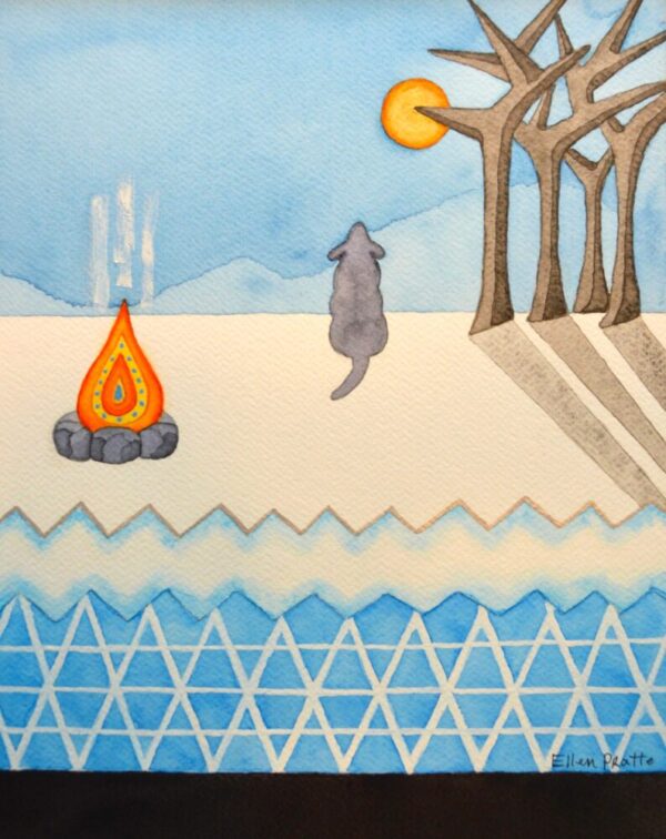 Ellen Pratte January: "Wolf Moon"