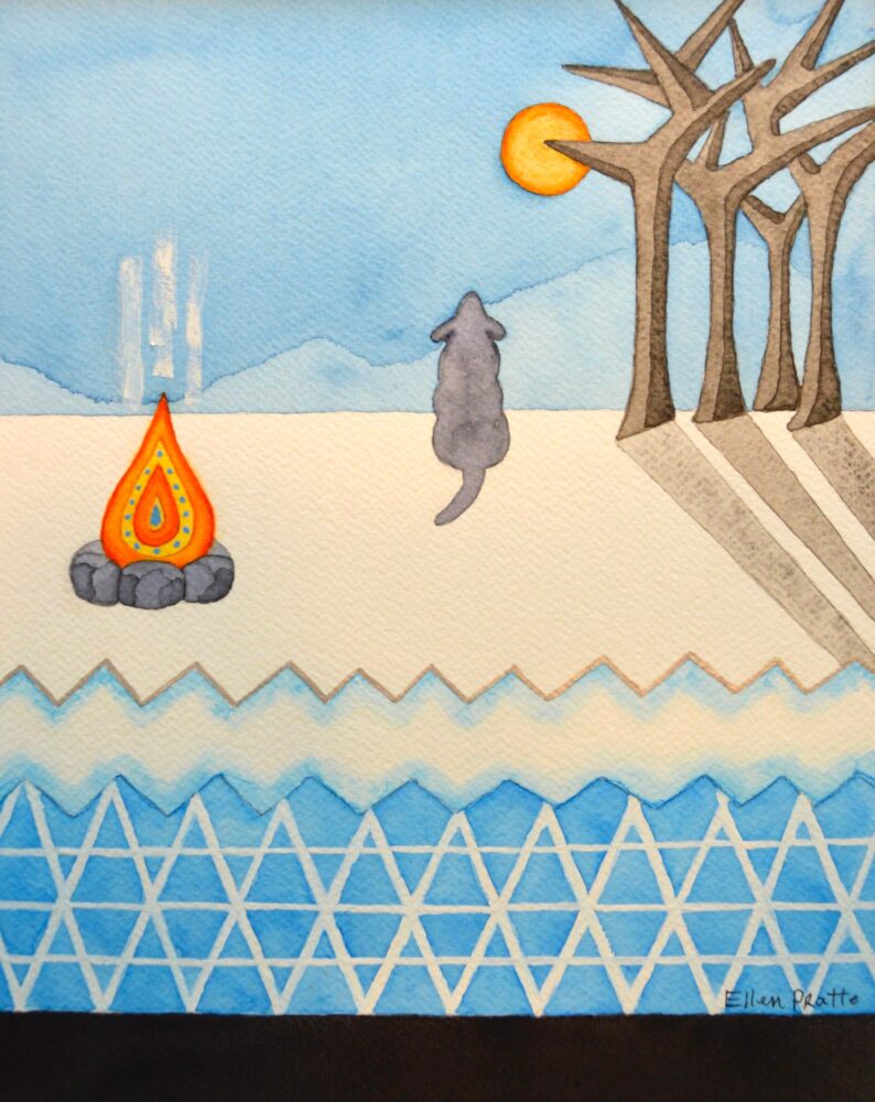 Ellen Pratte January: "Wolf Moon"