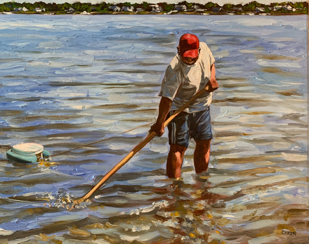 Richard Coren "Clammer with Red Hat"
