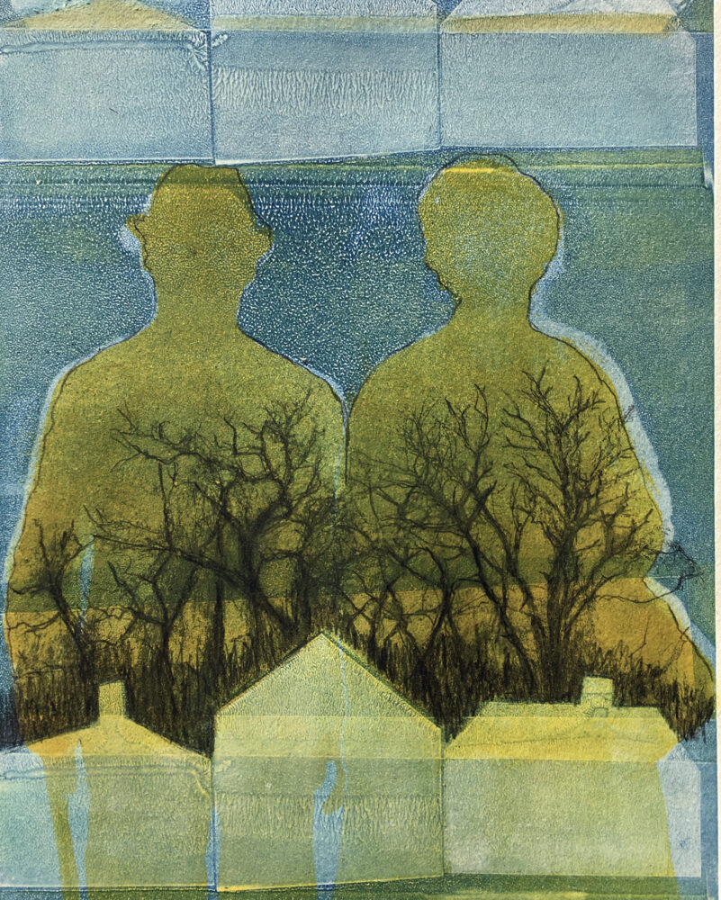1st Place Award Deeply Rooted 3 by Felicia Touhey Monotype
