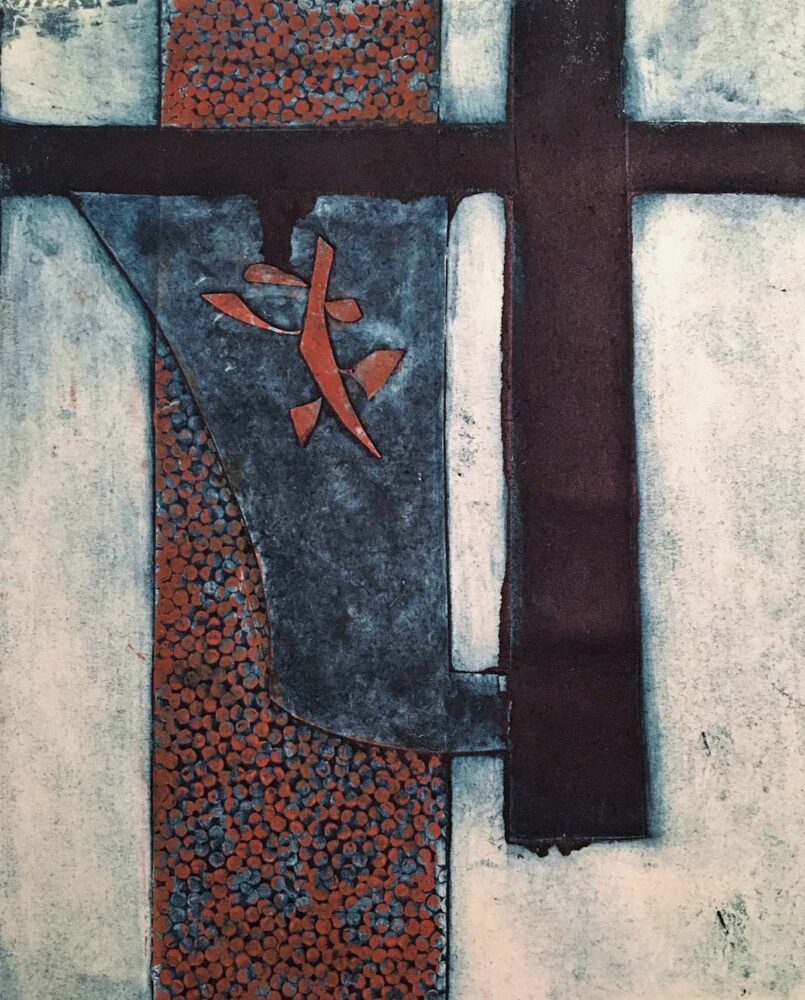 An Asian Thought by Cynthia DiDonato Collagraph