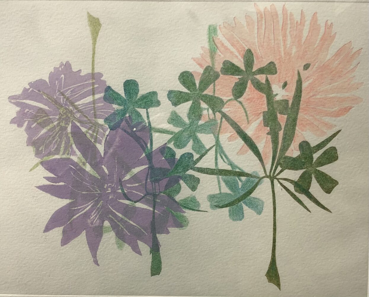 Bloom Softly by Kathleen Morton Monotype
