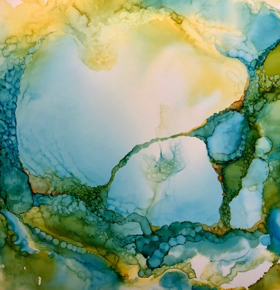 Honorable Mention_ Passages by Mary Wojciechowski Alcohol Ink