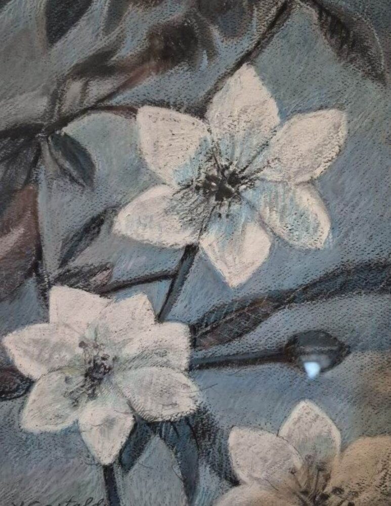 Vincent Castaldi "Flowers in Blue"