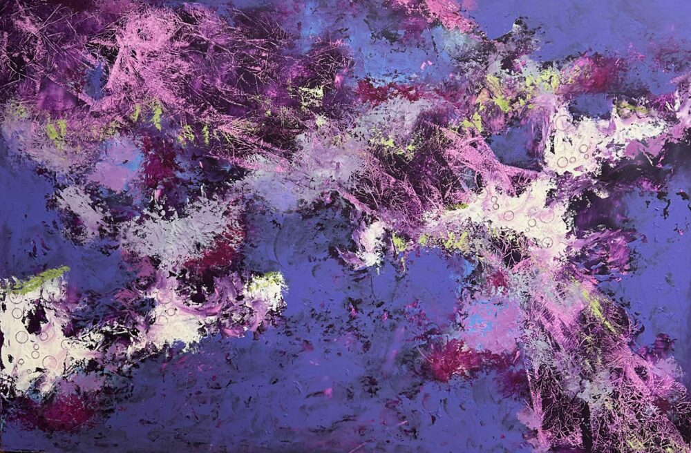 Diane Brown "Violet Chemistry" - SOLD