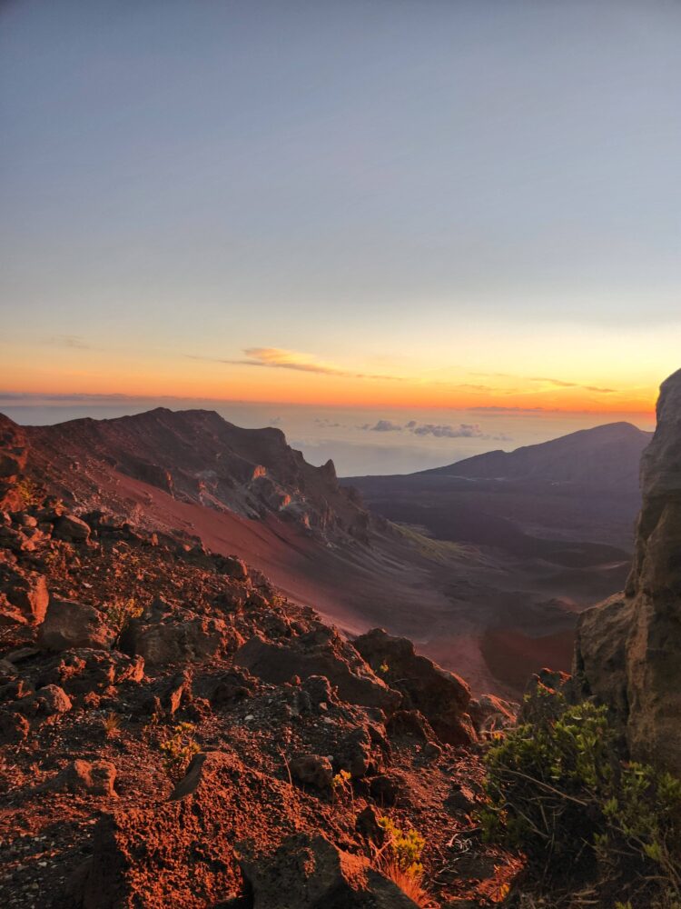 Gerry Grabowski "Sunrise on Mount Kaleikaia, Hawaii"