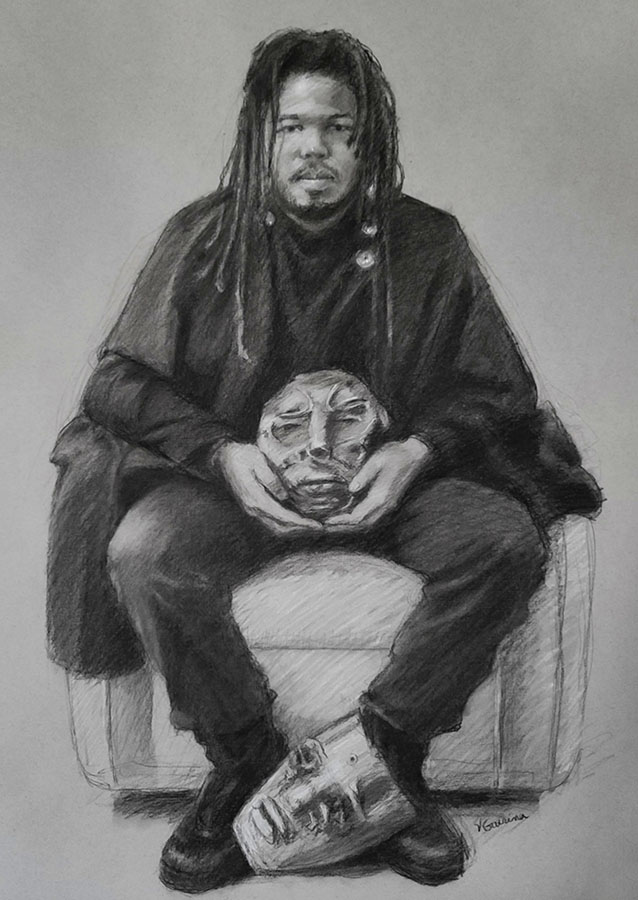 Victoria Guerina "Trae With Two Masks"