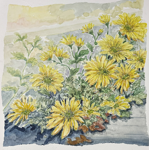 Diane Heilig "Falling Daisies"