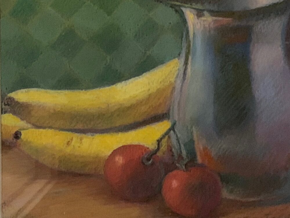 Vincent Castaldi "Still Life with Pitcher and Bananas"