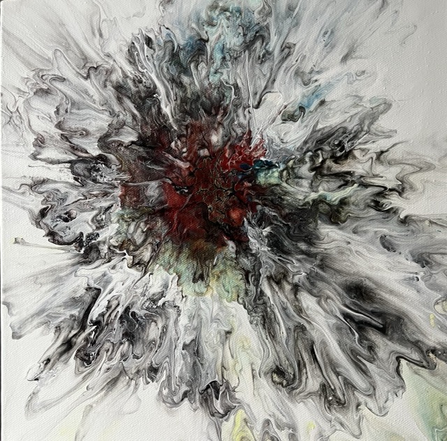 Veronica Janssen "A Burst of Red"