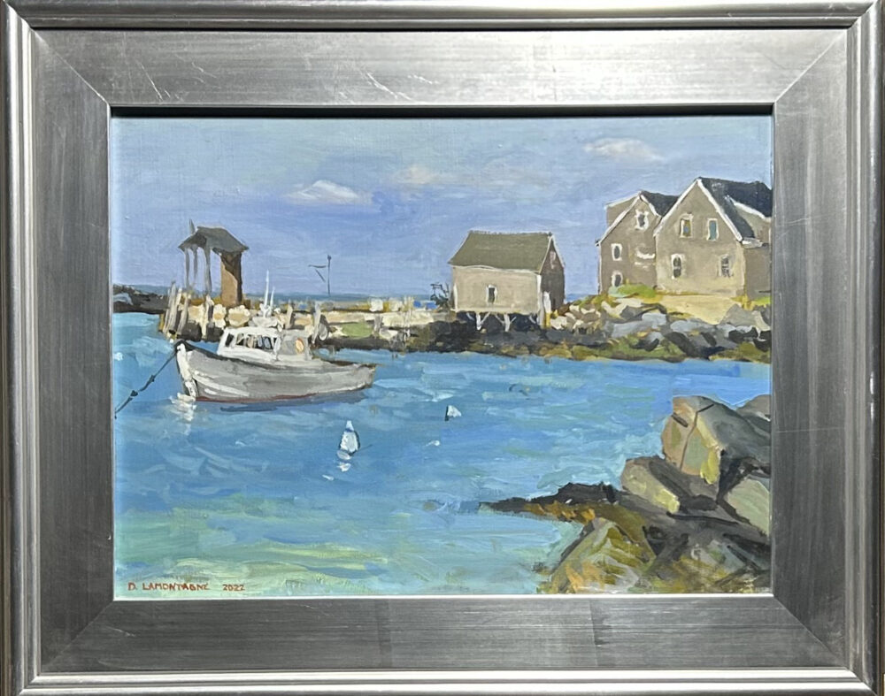 David LaMontagne "View From Fish Beach (Monhegan)"