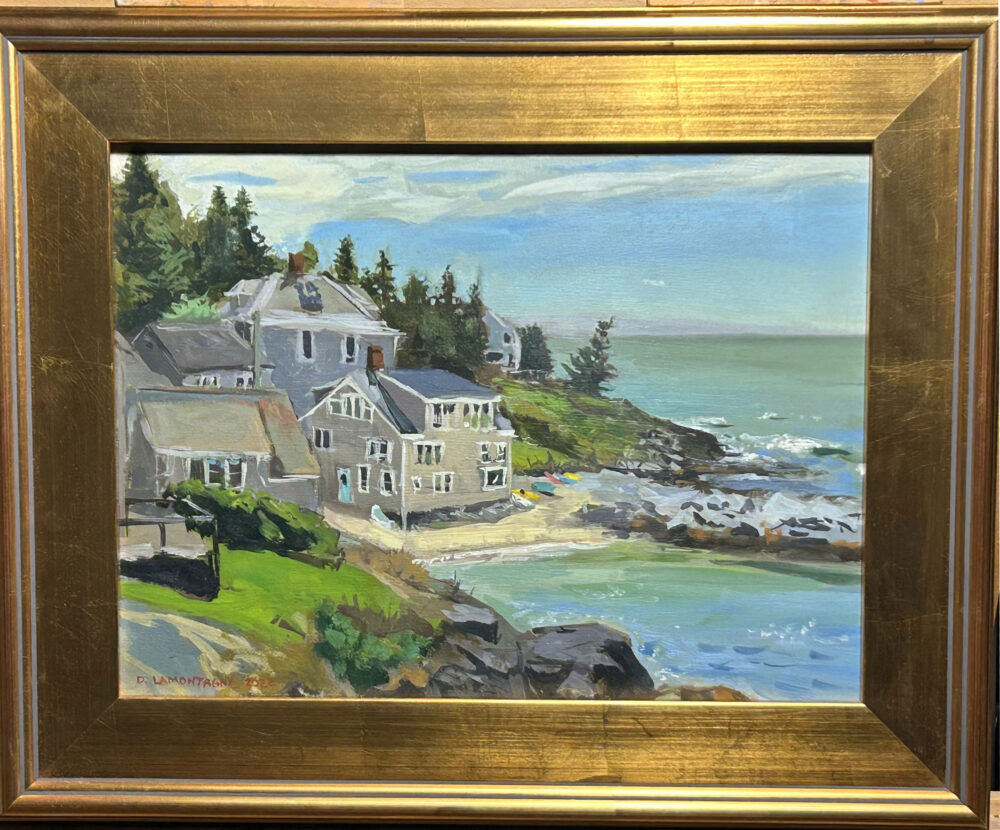 David LaMontagne "View From Island Inn (Monhegan)"