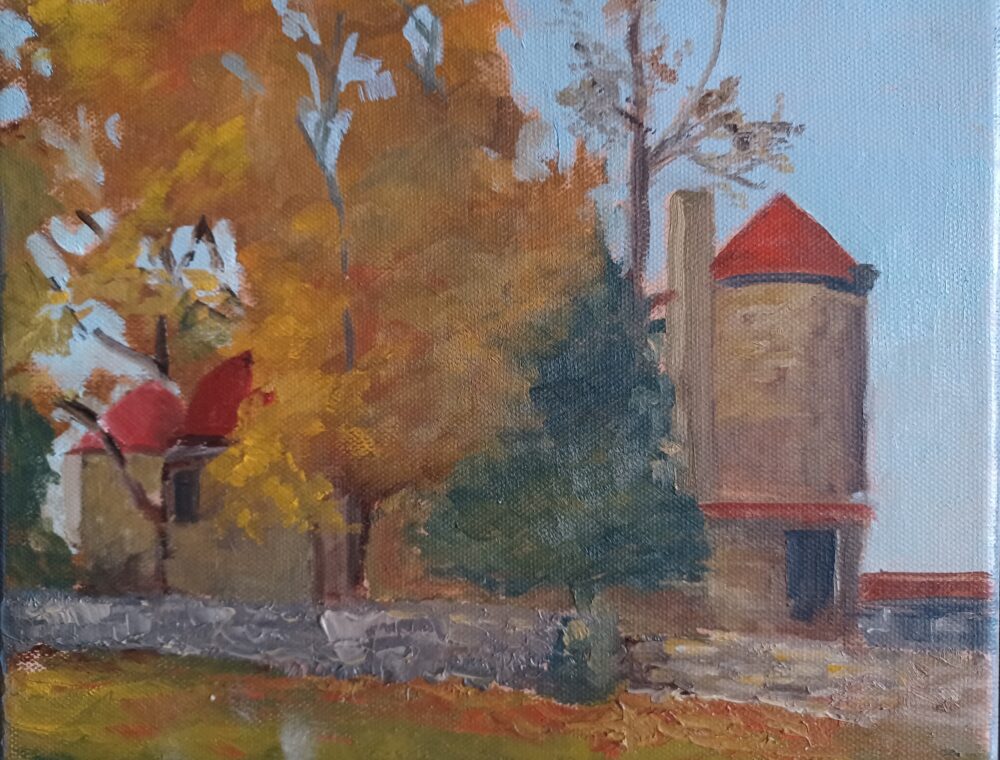 Suzanne Lewis  "Stone Barn, Colt State Park"