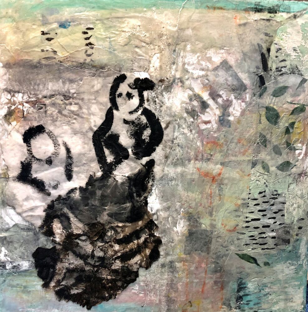 Catherine Mansell "Mother & Son --the Irish Diaspora 1846"