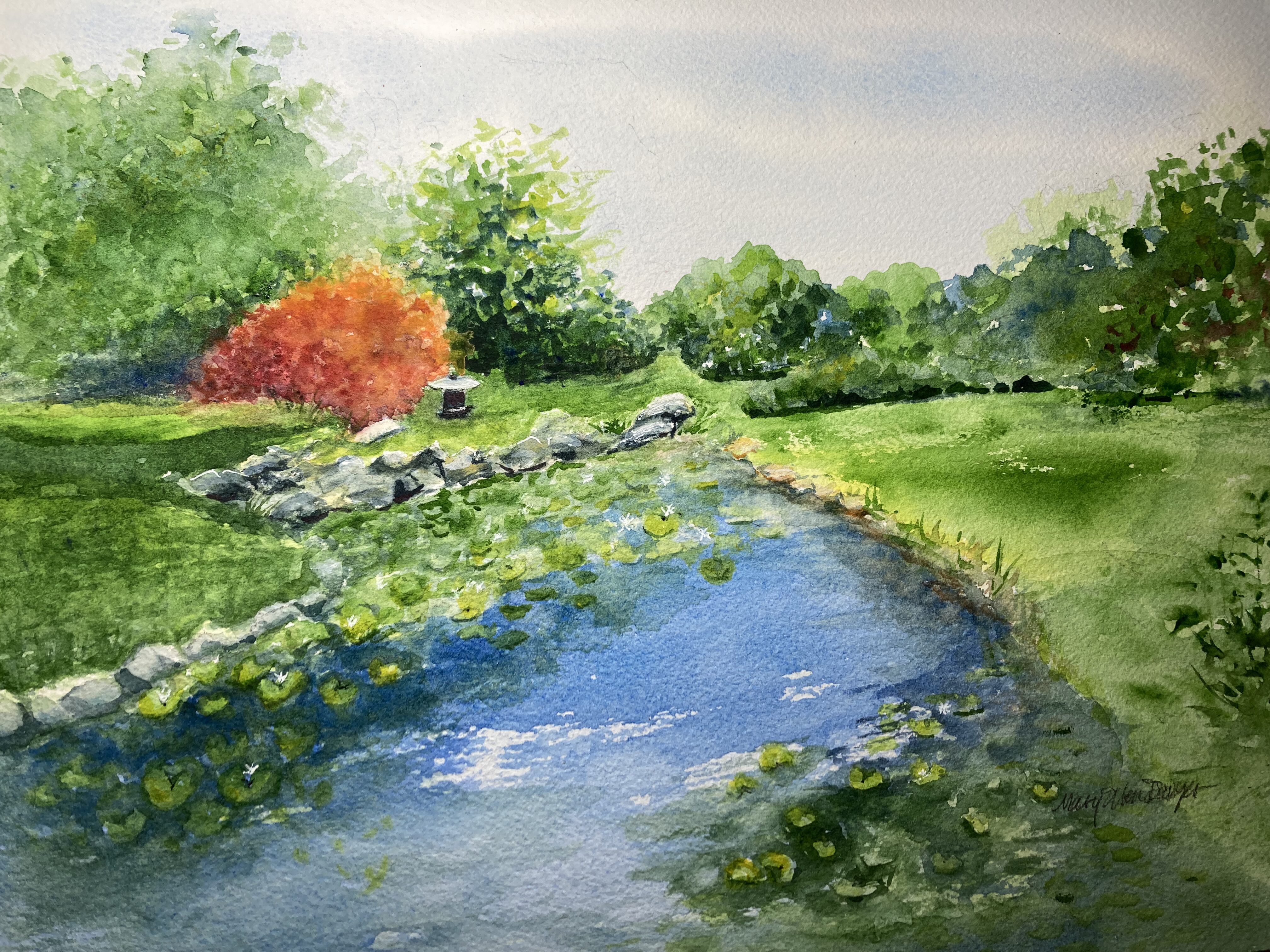 Mary Ellen Dwyer "Water Garden Serenity"