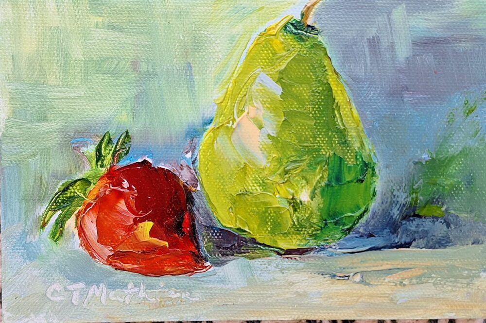 Christine Mathieu "Strawberry and Pear"