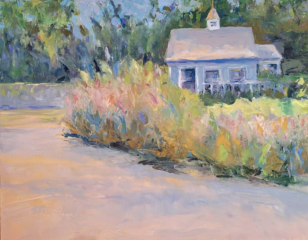 Christine Tullson Mathieu "Wickford Cottage at the Town Beach"