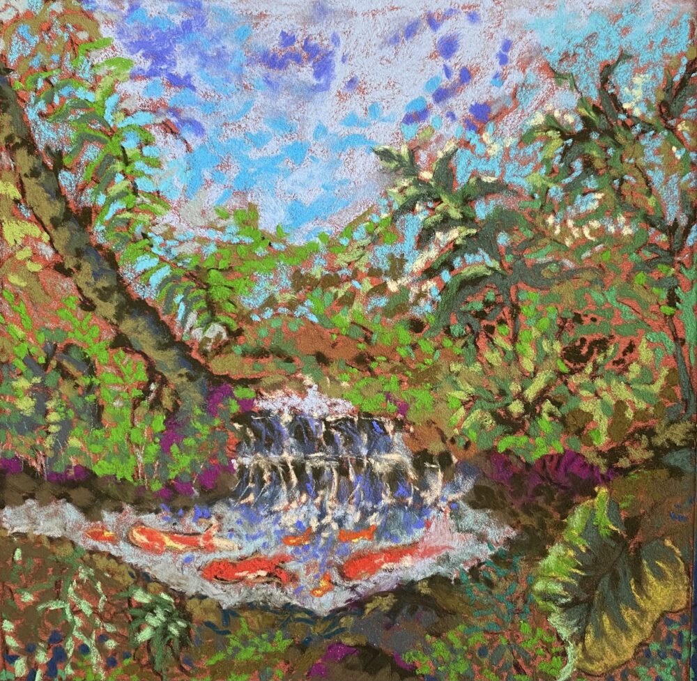 "Koi Pond at the Botanical Garden 2"