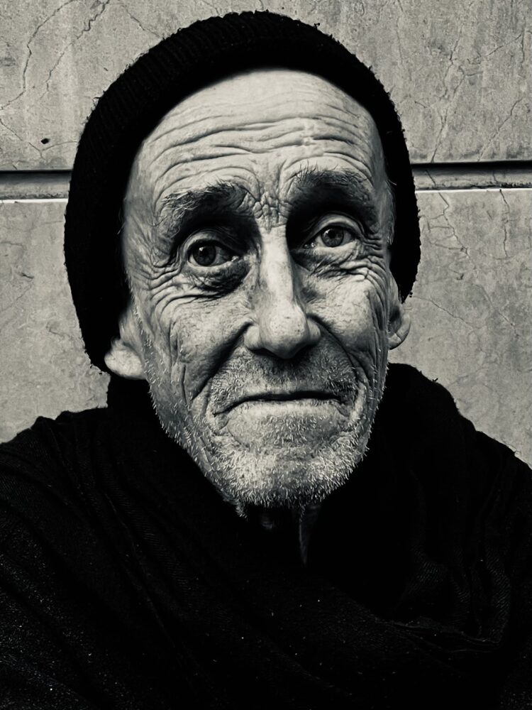 Dan O'Hara "Man in Street, Nice, France"