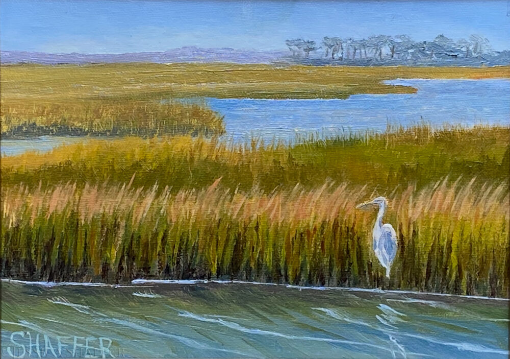 Jessica Shaffer  "Marsh Heron"