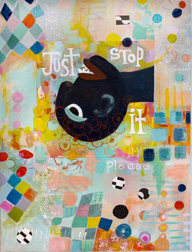 Tracy Stilwell "Angry Angel - Just Stop It" - HONORABLE MENTION