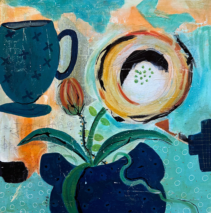 Tracy Stilwell "Blue and Orange #5"