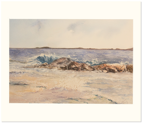 Janet Tobin "Surf at Dawn"