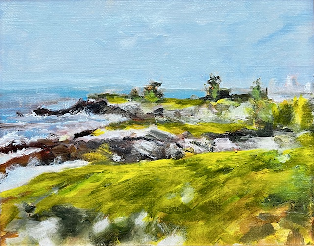 Patricia Varon  "Raging Atlantic from Newport"