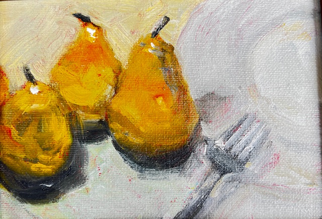 Patricia Varon  "Three Pears"