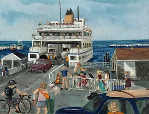 Louisa Zendt "Departing Block Island"