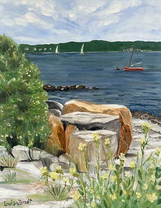 Louisa Zendt "Narragansett Bay From Bonnet Shore"