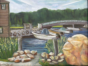 Louisa Zendt "Middlebridge on the Narrow River"